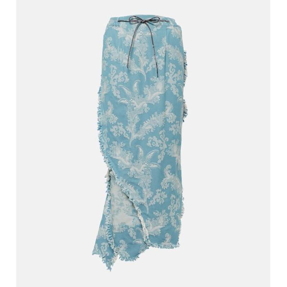 비비안웨스트우드 스커트 블루 P00917736 여성