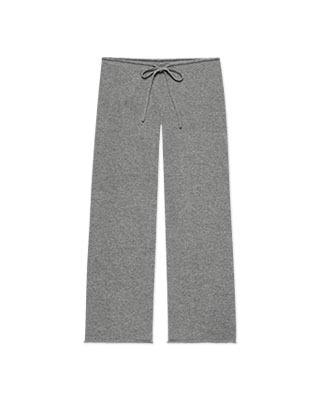 CASHMERE LOUNGE PANTS - GRAY