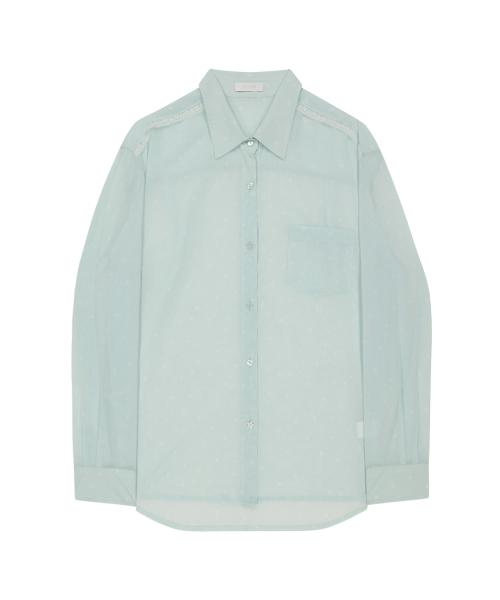 Graphic Sheer Shirts / Mint