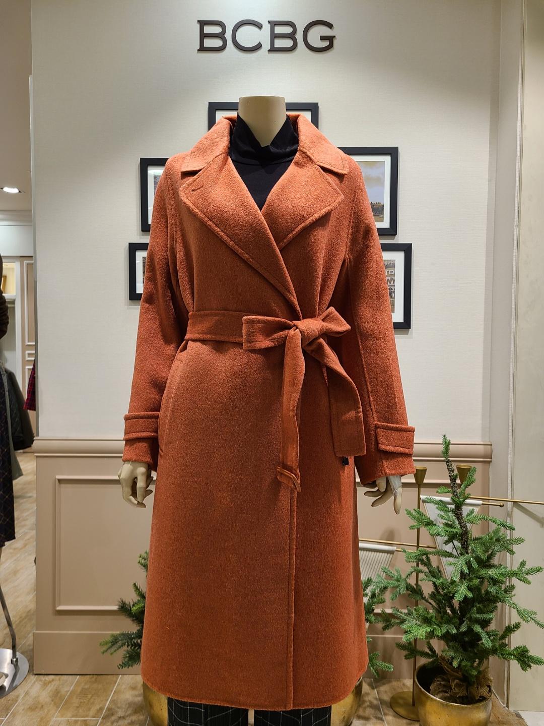 BCBG배쉬 벨티드 핸드메이드코트 B1D9G192