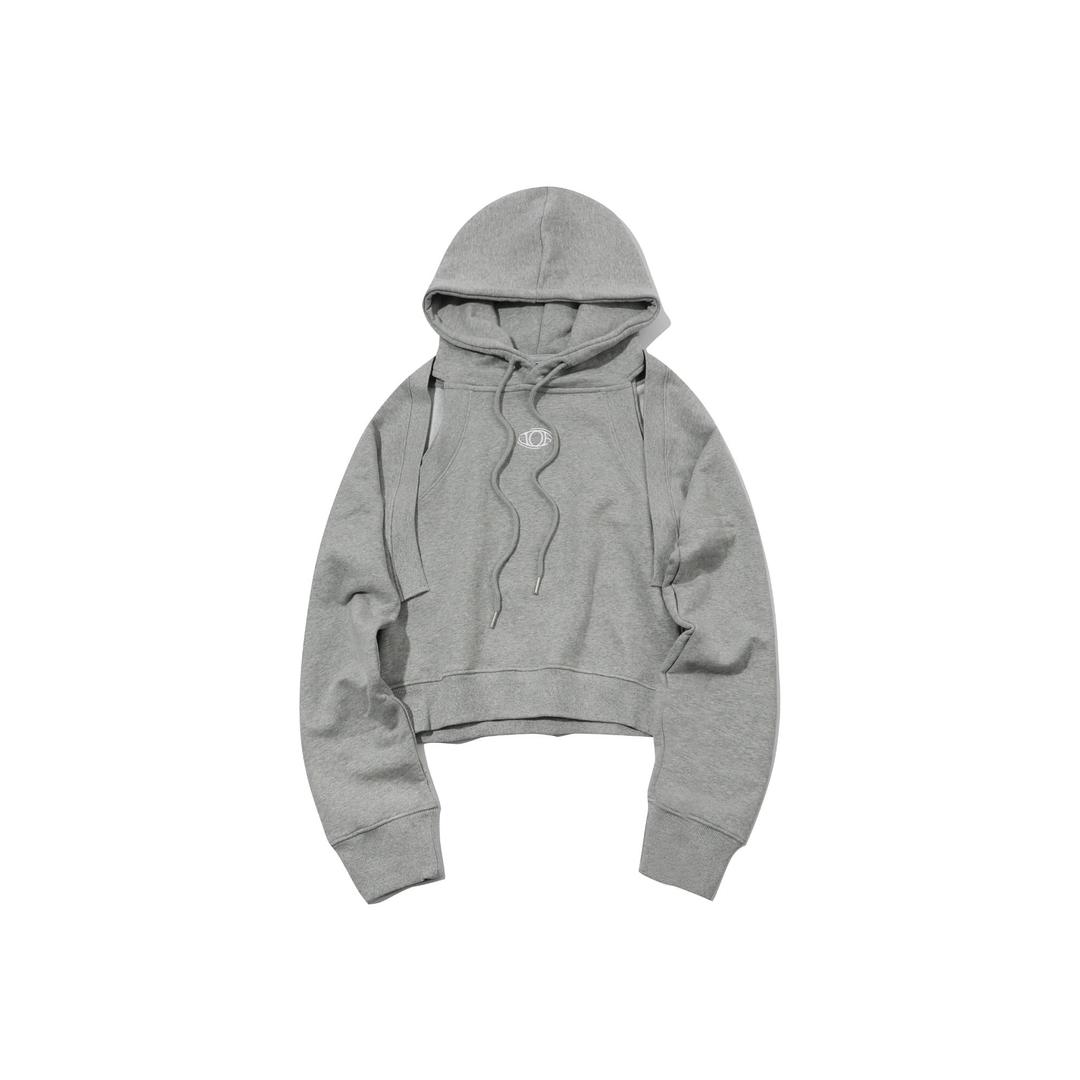 토프 볼레로 투피스 후드 셋업 (gray)