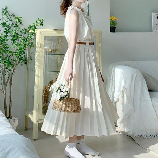 🤍 플레어 주름 치마