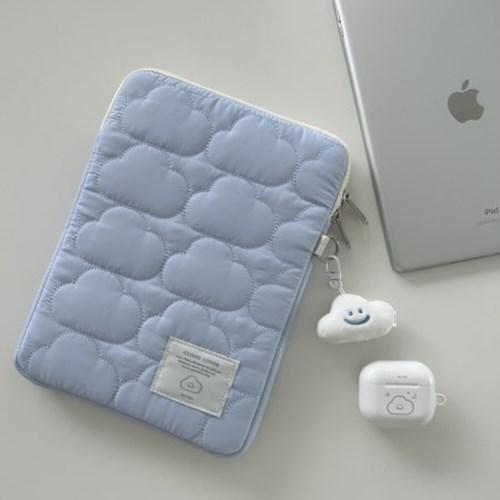 [스카이폴리오] 구름 퀼팅 아이패드/노트북 파우치