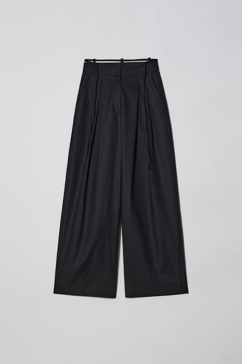 STRING BELT TROUSERS (black)
