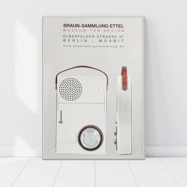 [Original] 디터람스/ Dieter Rams Braun Radio Design TP 1 Poster(액자포함)