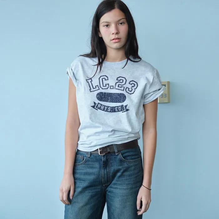 Lc 23 TEE_LIGHT MELANGE GREY [LC261TS11LG]