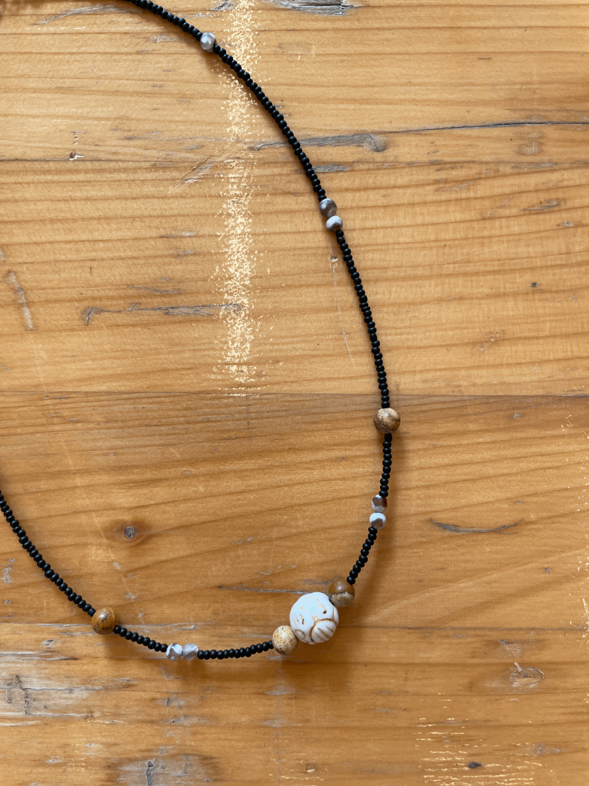 coco beads necklace