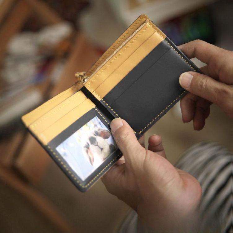 남자 지갑 만들기 DIY 키트 패키지 세트 가죽 남자친구 선물