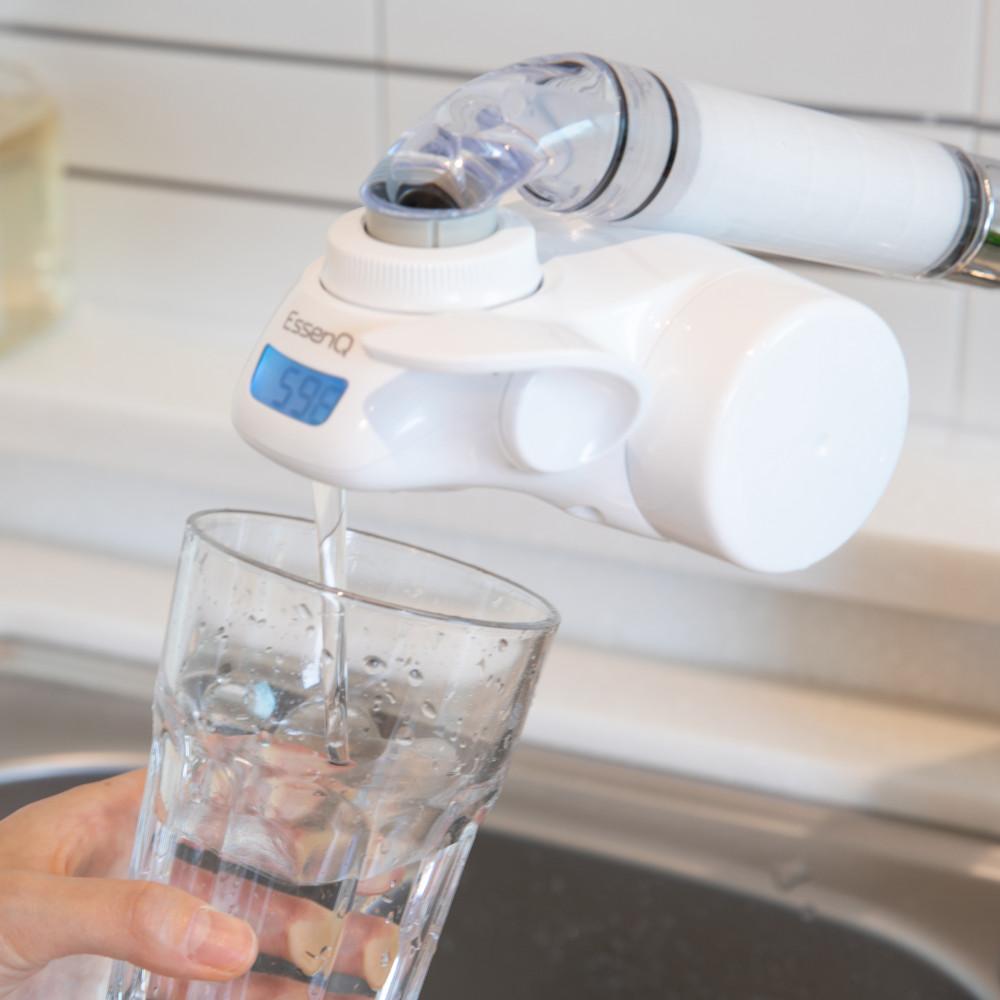 [에센큐] 디지털정수기 미니 간이 직수 정수기