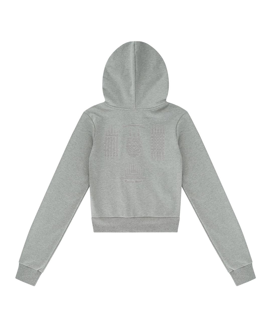 Yantra Slim Hood Zip-up Gray