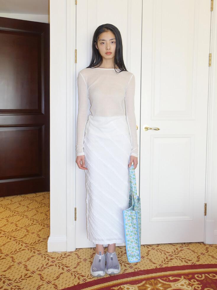 Cirrus Long Skirt_White