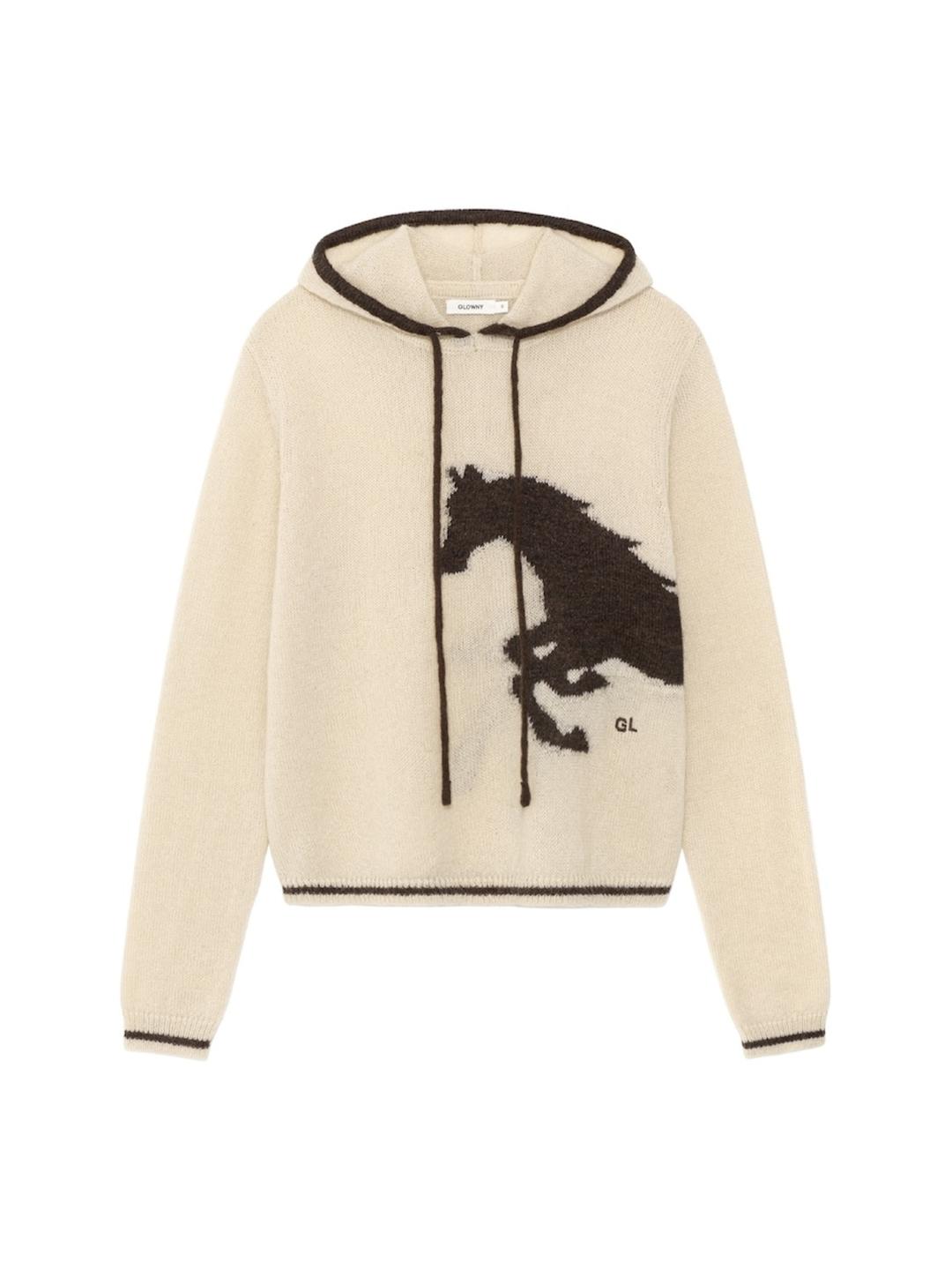 COZY CRITTER HOODED KNIT (IVORY)