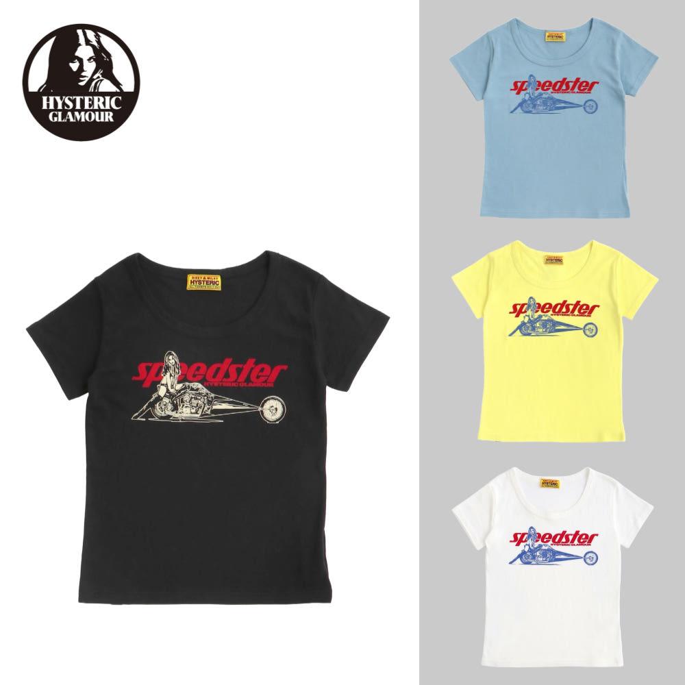 히스테릭글래머 반팔 티셔츠 SPEEDSTER 01243CT08 4colors