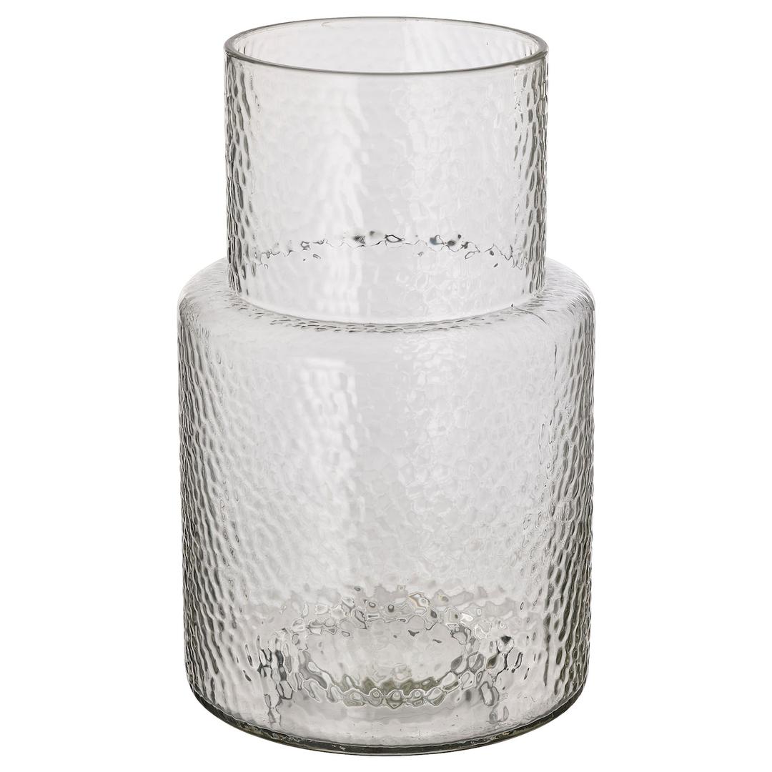 KONSTFULL 콘스트풀 꽃병 - 유리/패턴 26 cm