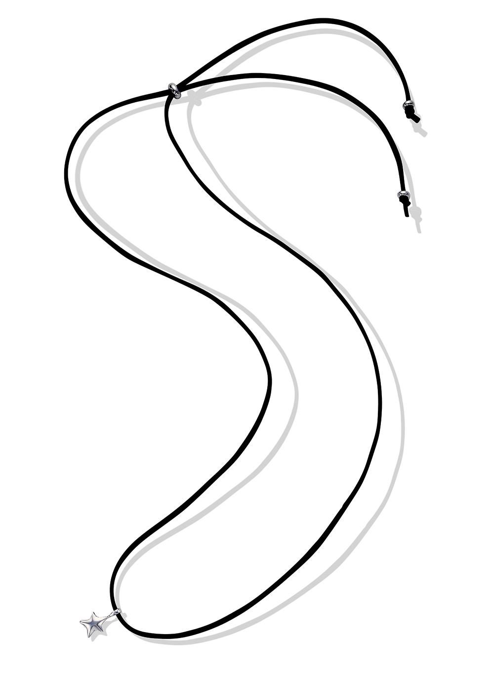 The stars Necklace (Suede chain)