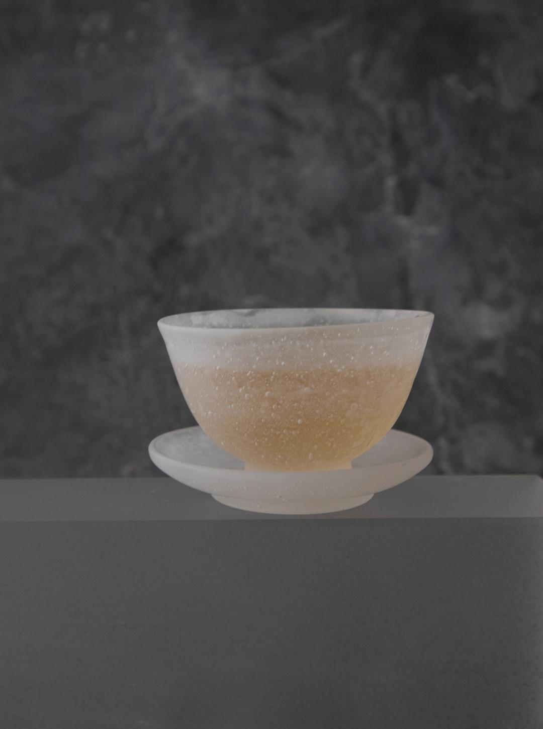 [베르비에] 눈결 넓은 유리 찻잔