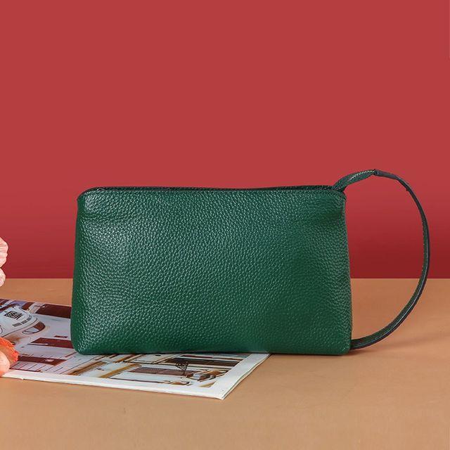 소가죽 미니 클러치 파우치백 4컬러