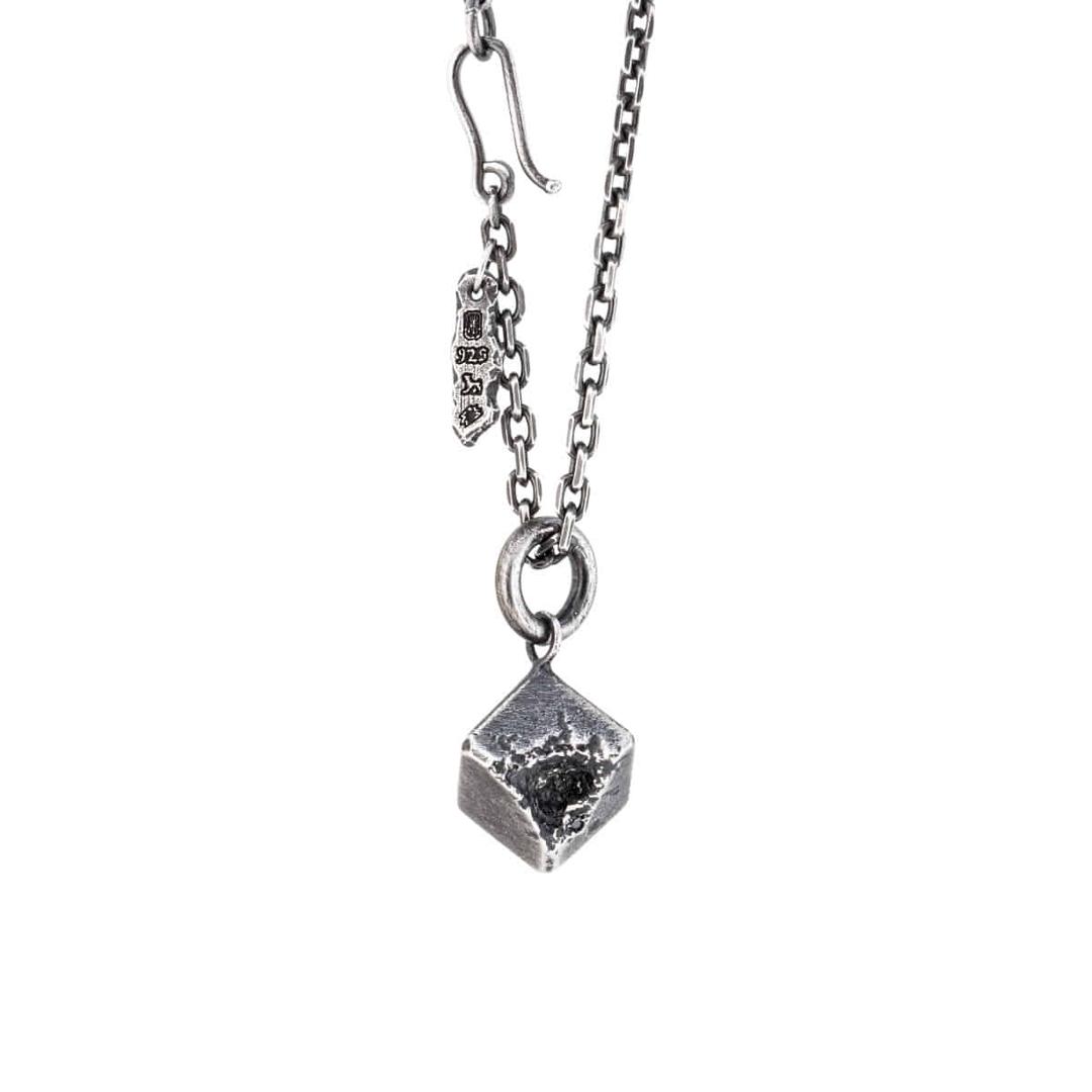 Crushed cube Necklace