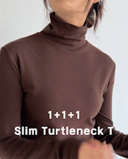 [New] 1+1+1 슬림터틀넥티