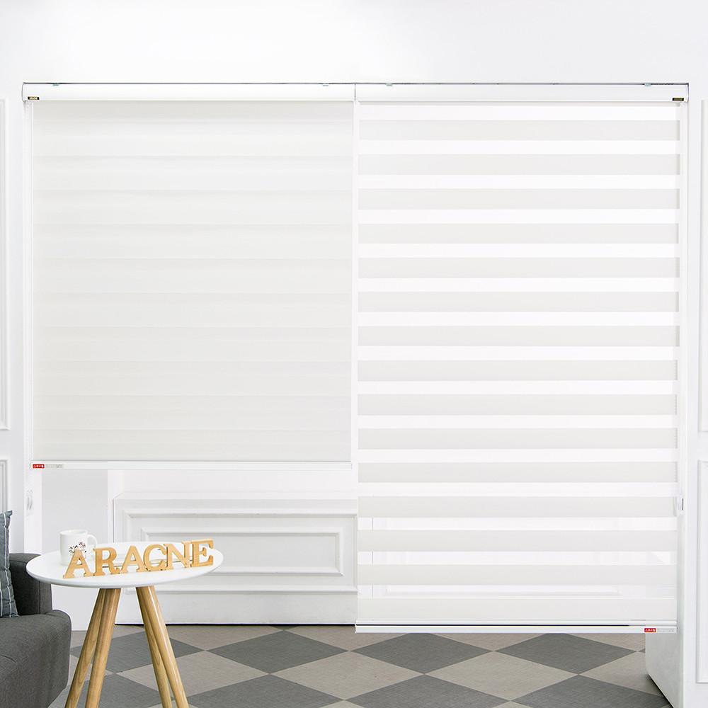 1+1 콤비블라인드 롤스크린 네츄럴 90 x 210 2개