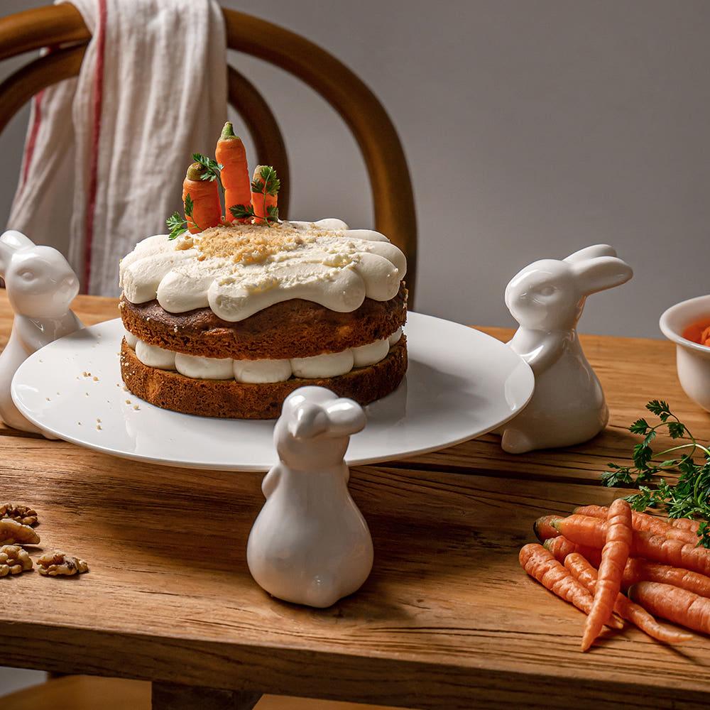 토끼 디저트 트레이 케이크 스탠드 원형1호 + 토끼3P