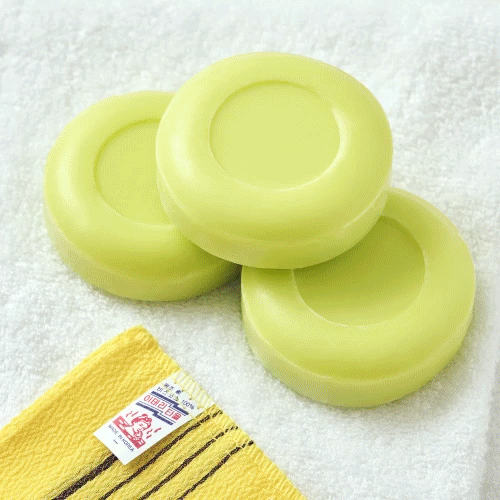 무로 세신비누 1개 : 100g 때타올포함/피지각질제거때비누