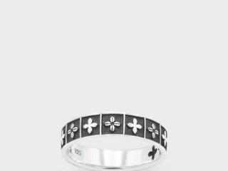 Gothic square flower couple ring 고딕 스퀘어 플라워 커플링(남성용)