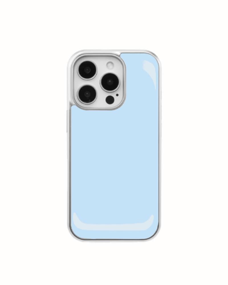 [silver epoxy ] sky blue