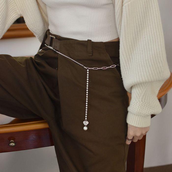 pearl point chain belt