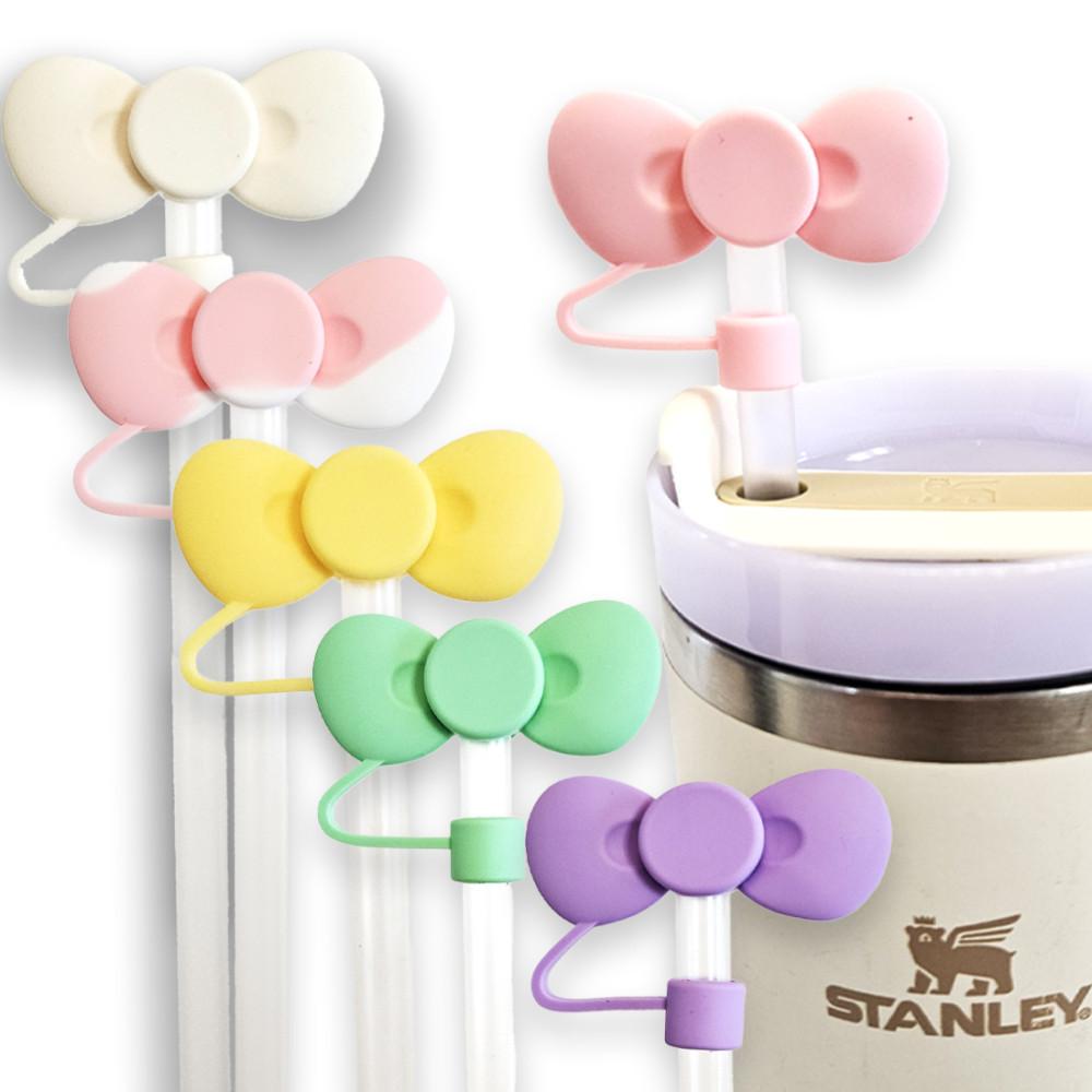 1+1 스텐리 스벅 호환 빨대 스트로우 마개 10mm 텀블러 뚜껑 캡 실리콘 커버 스토퍼 텀꾸 텀블러꾸미기 악세사리 큐티리본