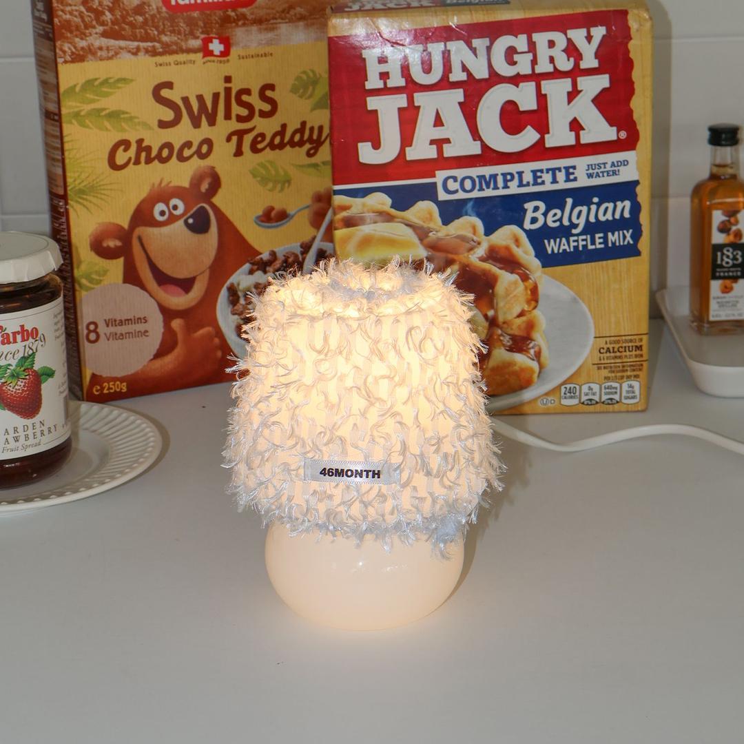 baby furry lamp (2colors)