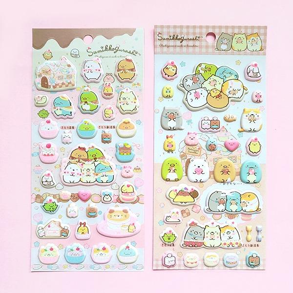 스미코구라시 오카시야 과자점 시리즈 푹신푹신 에폭시 스티커