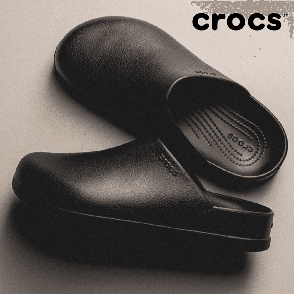 크록스 남녀공용 딜런 클로그 뮬 슬리퍼 블랙
