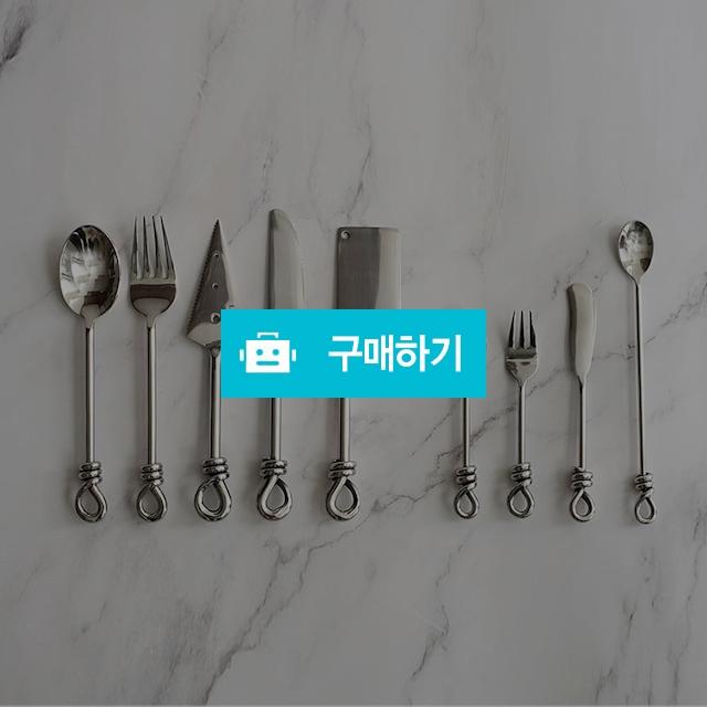 태국 핸드메이드 커트러리 스푼 포크 나이프 머들러