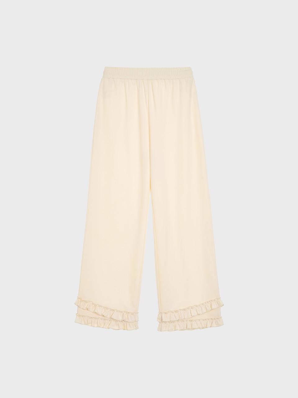 Tiered Ruffle Pants (Butter)