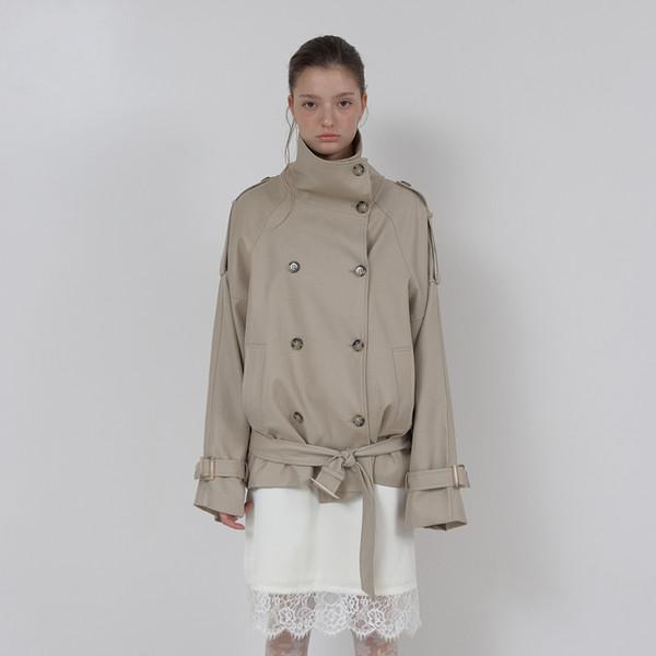 LACE SATIN SKIRT (IVORY)