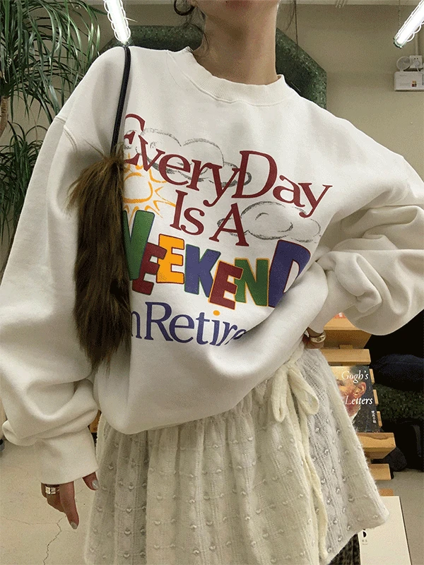 everyday sweatshirt (white)