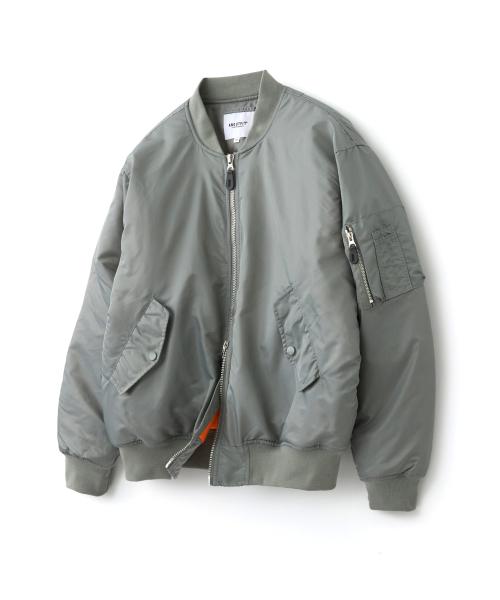 유니섹스 오버핏 MA-1 그레이 (VER - 2)