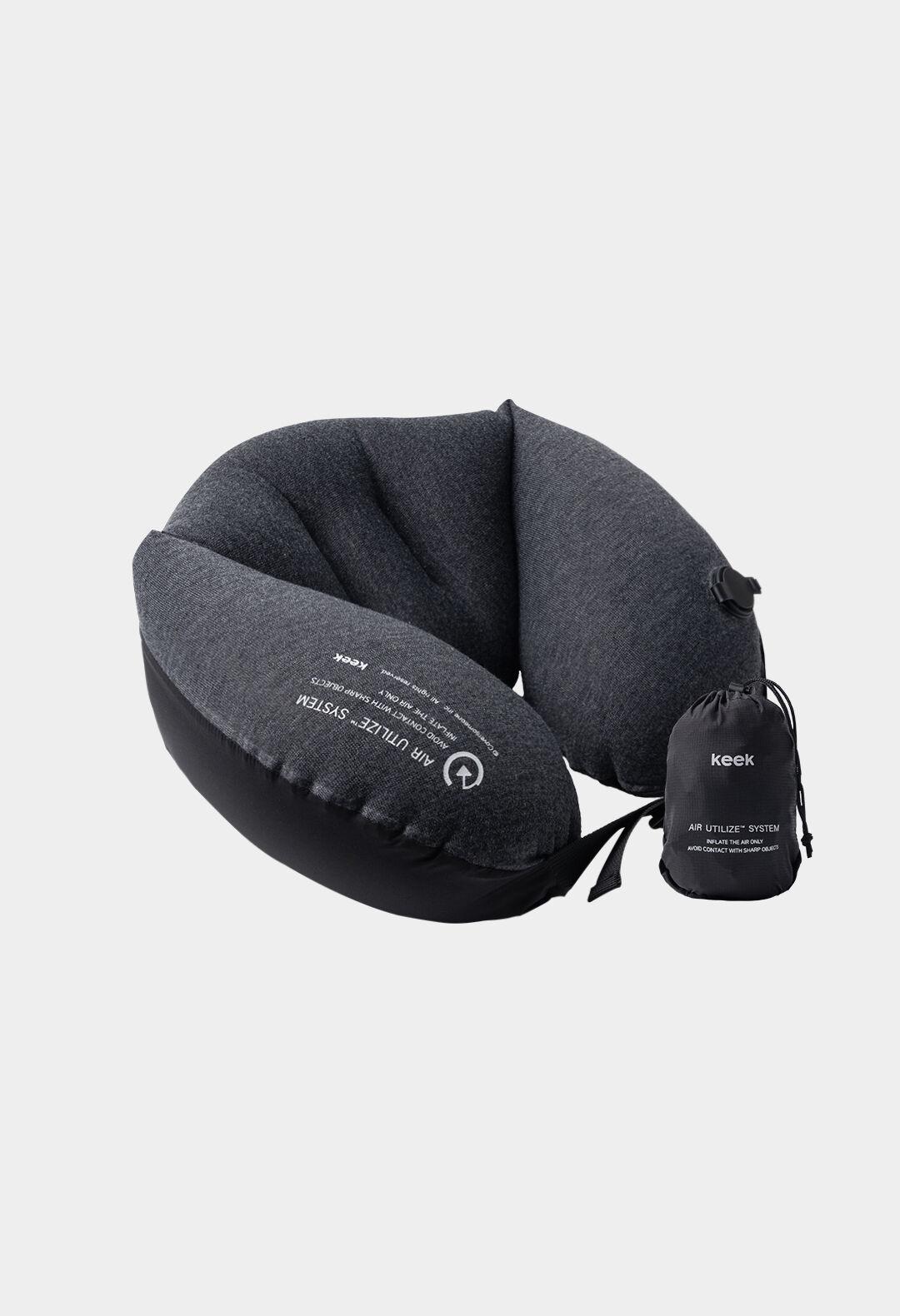[여행용 에어 목베개] keek Air Neck Cushion (Pillow_O)- Black