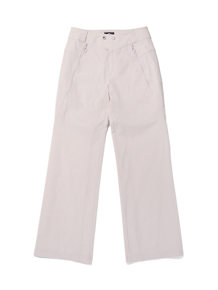 NYLON BAGGY SLACKS - LIGHT PINK GREY