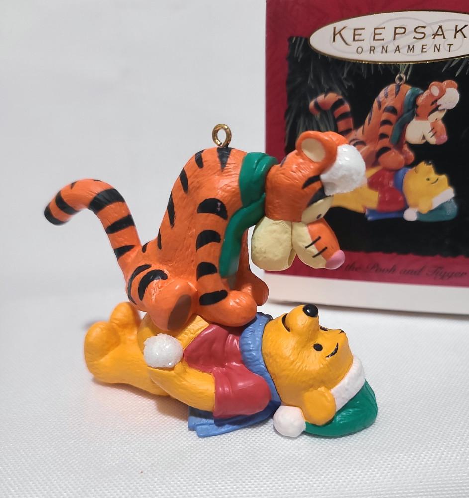 [중고] 빈티지 홀마크 오너먼트 윈니 푸우& 티거 / Winnie the Pooh Ornament