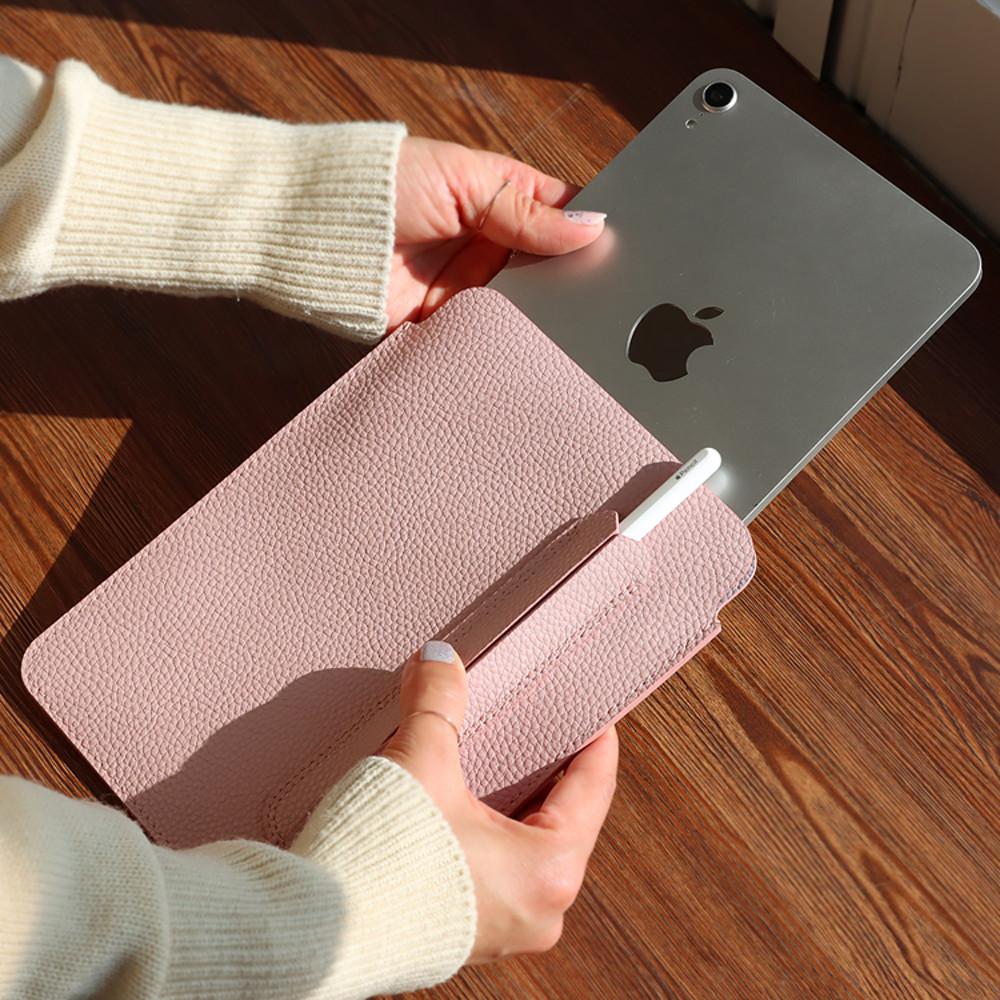 리츠로이로이 아이패드 태블릿 가죽 슬리브 파우치 6colors (애플 펜슬 수납)