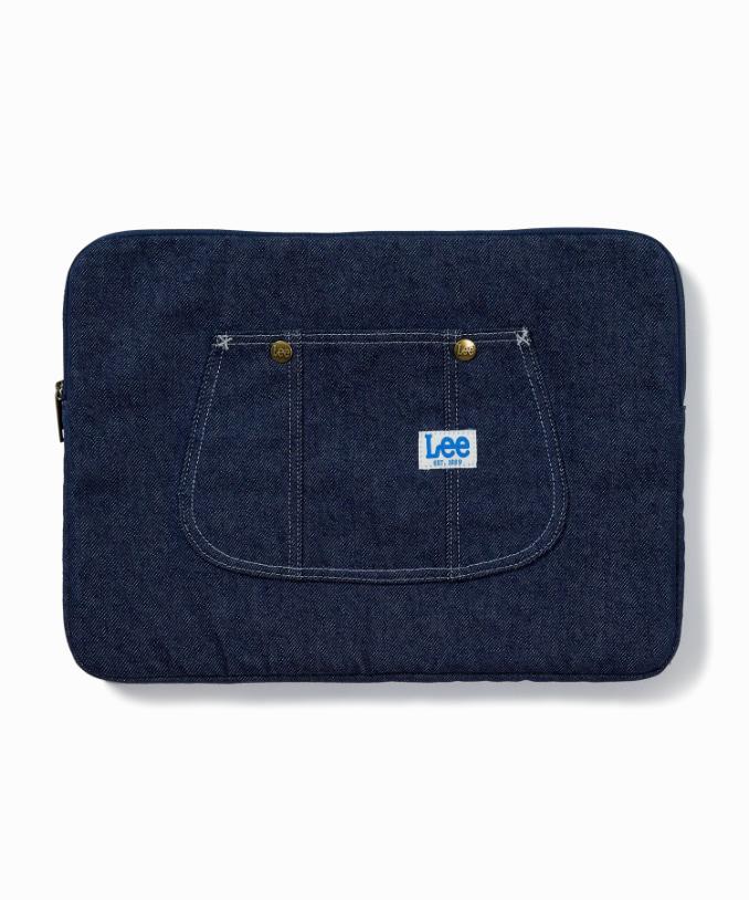 빈티지로고 랩탑 파우치 인디고 다크