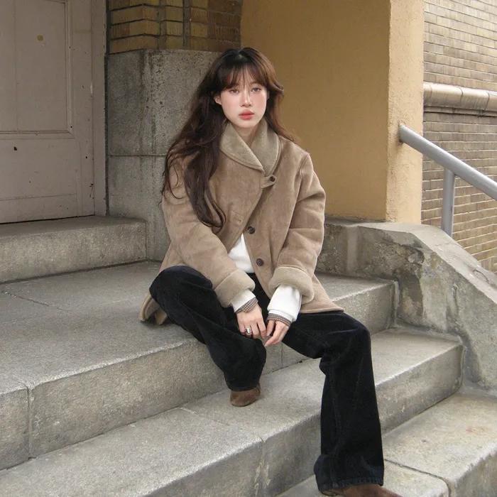 [유하착용/당일출고] Reversible Soft Mustang_Brown