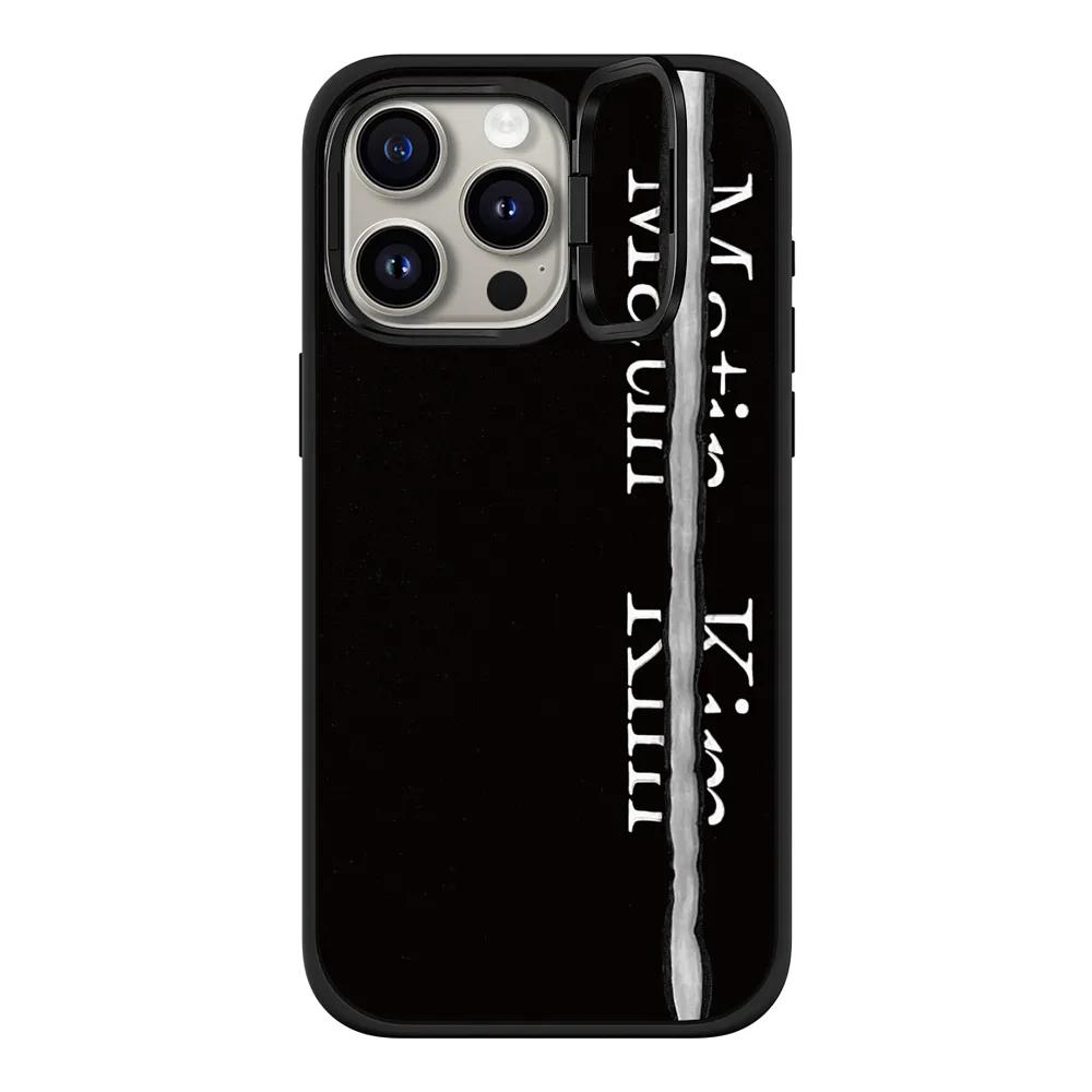 Matin Kim Black Logo Case