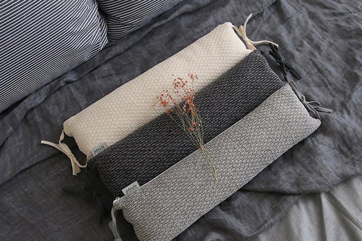 브릭 끈 경추 베개 일자목베개 메밀베개 거북목베개