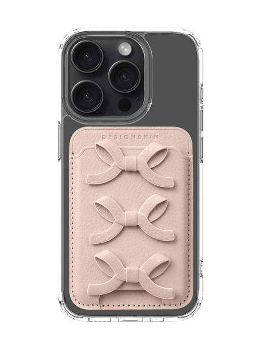 맥세이프 리본 포켓-트리플/핑크