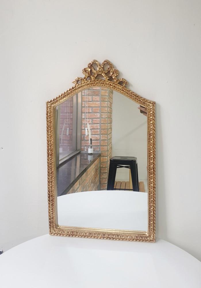 리본 아치 라운드 사각 골드 엔틱 앤틱 빈티지 벽걸이 거울 카페