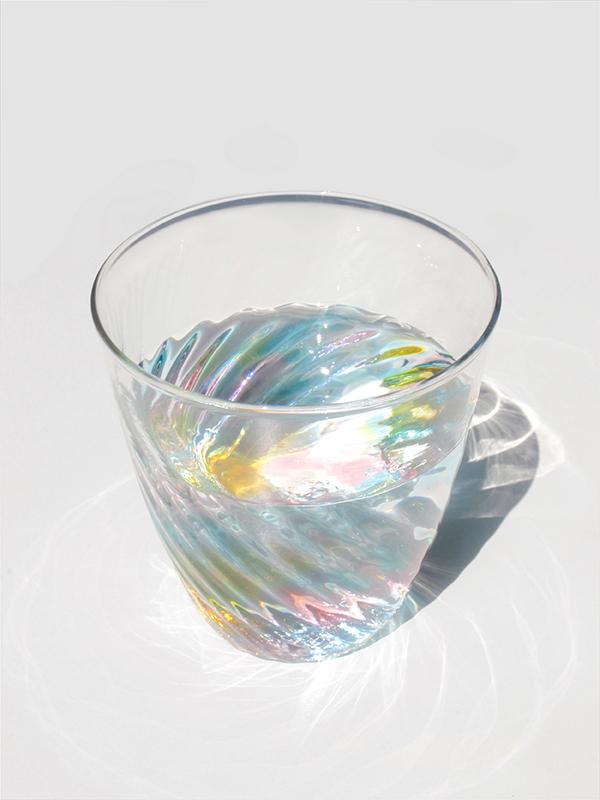 aurora glass cup