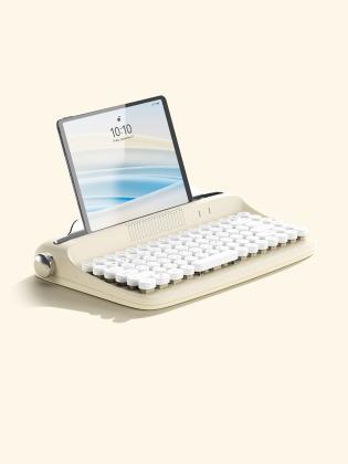 레트로 미니 블루투스 멀티페어링 키보드 B303